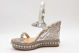 Christian Louboutin Pira Ryad Liege Laser Wavy Wedges Size 41 Eb0126lrxsa