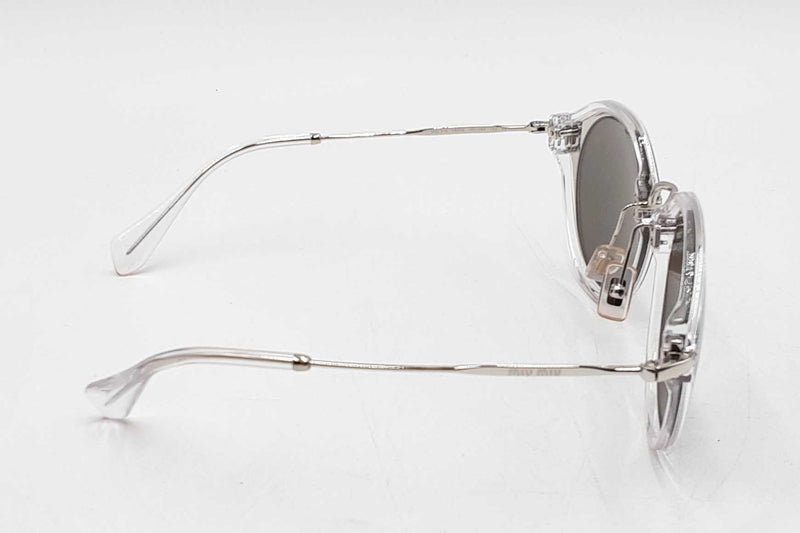 Miu Miu Smu 51s Silver Sunglasses Sd0725ezdu