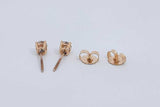 0.4cttw Diamond Stud Earrings In 14k Yellow Gold 0.7 Grams Eb0126pxzdu