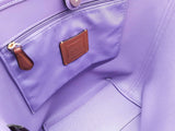 Coach City Tan Signature Coated Canvas Iris Purple Large Bucket Bag Do0126lozde