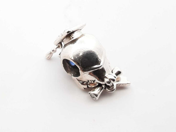 Pandora .925 Silver 3.6g Wise Owl Graduation Charm Lh1025lxde