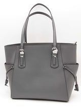 Michael Kors Voyager Ew Leather Tote Gray Aa0626rzsa