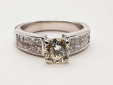 1.80 Cttw 18k White Gold 5.8g Ring Size 6.75 Do0526lorxde