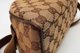 Gucci Gg Canvas Half Moon Pochette Shoulder Bag Eb0826wxzde