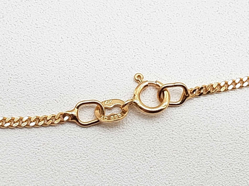 14k Yellow Gold 6.3g Curb Chain 20 In Do1224lorde