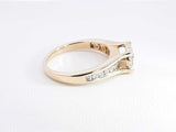 0.55 Cttw Diamond & 14k Yellow Gold Engagement Ring 4.3 Grams Size 7 Fw0226owrdu