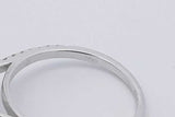 1.8ctw Center Round Diamond Ring In 18k White Gold 2.9 Grams Size 6 Eb0725wxxzsa
