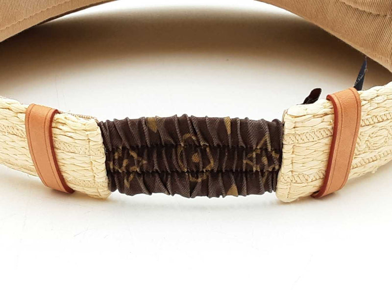 Louis Vuitton Beachview Monogram Raffia-effect Visor Fw0725ozxdu