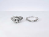 Neil Lane 1.57 Cttw Diamond & 14k Gold Bridal Set 8.5 Grams Size 6.5 Fw0925ezxdu