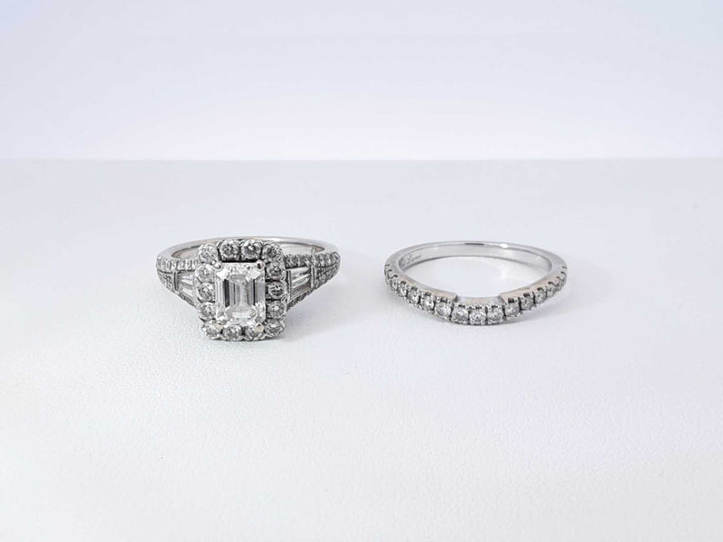 Neil Lane 1.57 Cttw Diamond & 14k Gold Bridal Set 8.5 Grams Size 6.5 Fw0925ezxdu