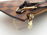 Louis Vuitton Pochette Brown Damier Ebene Coated Canvas Pouch Do0826orzde