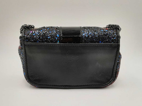 Christian Louboutin Mini Sweet Charity Glitter Crossbody Bag Fw1224oxzdu