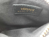 Versace Virtus Grained Leather Zip Card Case Sd0826lrzdu
