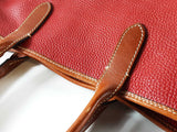 Dooney & Bourke Brielle Tote Bag In Red Pebbled Leather Fw1025wxde