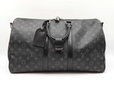 Louis Vuitton Keepall Bandoulière 45 In Monogram Eclipse Coated Canvas Fw0726erxdu