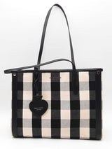 Kate Spade Market Gingham Tote Black Aa0526wrsa