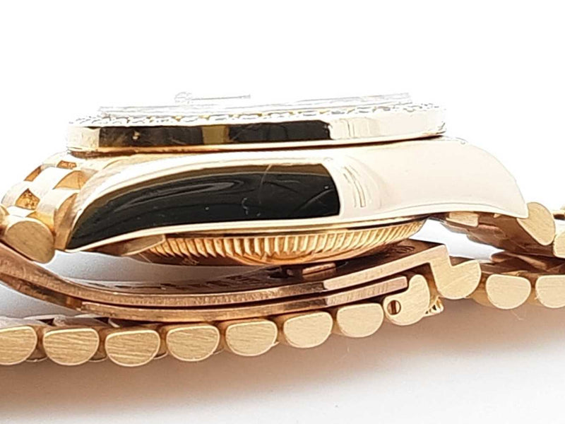 Rolex Oyster Perpetual Datejust President Watch In 18k Yellow Gold & Diamonds 26mm 71.5 Grams Fw0825ixzdu