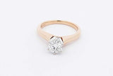 0.75ctw Diamond Ring In 14k Yellow Gold 4.6 Grams Size 7 Eb0425lxxzsa