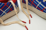 Tory Burch Blue & Red Sport Knit Golf Sneakers Size 7 M Eb0126pxde