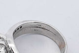 1.55cttw Diamond 14k White Gold Ring 7.7 Grams Size 6 Eb0626oxxzsa
