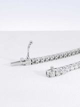5.12 Cttw Lab-grown Diamond & 14k Gold Tennis Bracelet 6.8g 7 Inch Fw0326lpzxdu