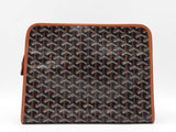 Goyard Jouvence Gm Gold Goyardine Coated Canvas Toiletry Pouch Fw0926ezxdu