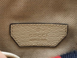 Gucci Ophidia Double Zip Messenger Bag In Gg Supreme Coated Canvas & Mystic White Leather Fw0726wrxdu