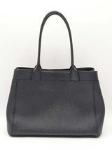 Coach Casey Tote Bag In Metallic Charcoal Crossgrain Leather Fw1025ixdu