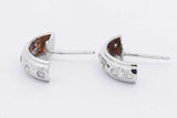 0.24cttw Diamond Stud Earrings In 14k White Gold 4.6 Grams Eb0526wxzsa