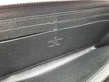 Louis Vuitton Black Epi Leather Zipper Wallet Do0625crde