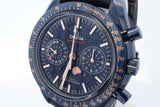 Omega Speedmaster Moonphase Blue Side Of The Moon Automatic Watch Eb0526rxxzde