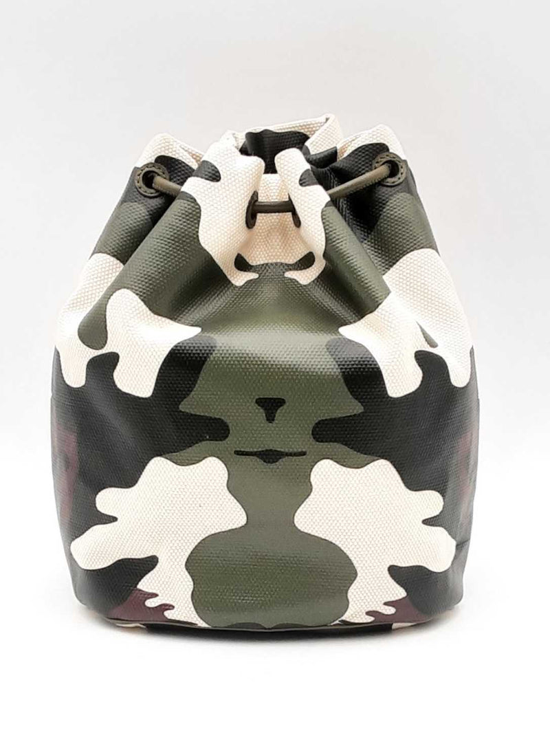 Burberry Phoebe Coated Canvas Camouflage Bucket Bag Sd0325lrzsa