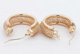 14k Yellow Gold Hoop Earrings 4.3 Grams Eb0826oxzsa