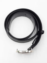 Gucci Interlocking G 40mm Belt In Black Guccissima Leather Size 40 Fw0926lrxdu