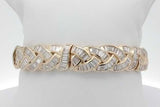 8.4cttw Diamond Bracelet In 14k Yellow Gold 34.6 Grams Eb1026wrxzsa
