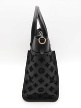Louis Vuitton Black Calfskin Leather On My Side Mm Tote Bag Sd0825ozcrsa