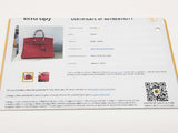 Hermes Birkin 25 Fuschia Pink Epsom Palladium Handbag Do0324lixzxde