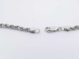 14k White Gold 14.6 Grams Rope Chain 22 In Aa0126ezxsa