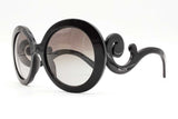 Prada Minimal Baroque Spr27n Black Frame Sunglasses Sd0626lzxde