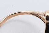 0.01ctw Diamond 10k Tricolor Gold Ring 3.3 Grams Size 8.25 Eb0526lrxsa