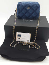 Chanel Denim Camera Case Crossbody Bag Eb1125owrxde