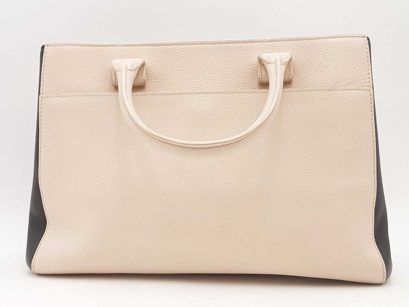 Chanel Neo Executive Tote White Handbag Aa0325pxzsa