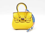 Mini Exquisite Bag Charm In Yellow Fw0825idu
