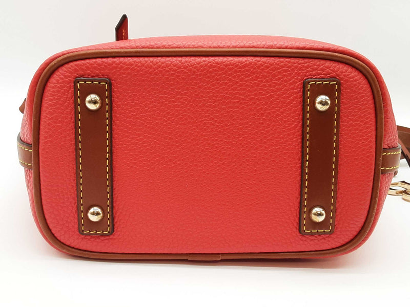 Dooney & Bourke Red Pebble Grain Small Zip Sac Sd1025wzde