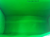 Balenciaga Croc Embossed Leather Hourglass Crystal Xs Green Handbag Aa0126rzxsa