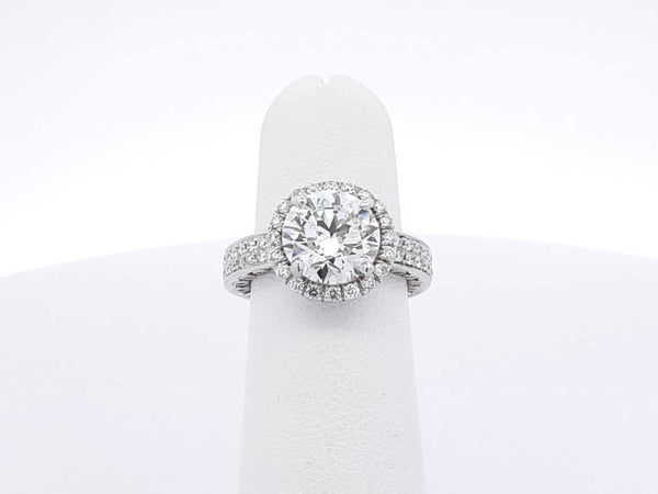 3.80 Cttw Lab-grown & Natural Diamond 14k Gold Ring 5.6 Gram Sz 4.5 Fw0625lowodu