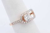 1.04cttw Lab Grown Diamond Ring In 14k Yellow Gold 2.74 Grams Size 7 Eb0726crxde