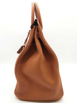 Hermes Birkin Hac 40 Gold Brown Togo Palladium Hardware Duffle Bag Do1025lpzxzde