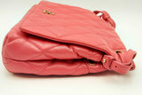 Balenciaga Quilted Red Leather Touch B. Shoulder Bag Eb1024wrxsa