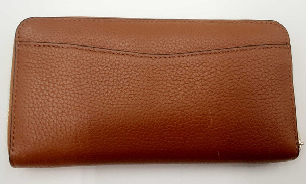 Kate Spade Brown Leather Leila Continental Wallet Eb0524wrdu